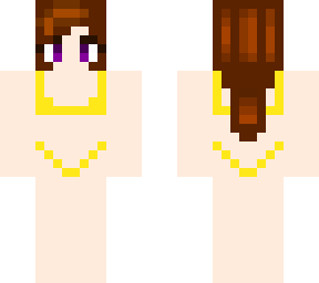 yellow swimsuit