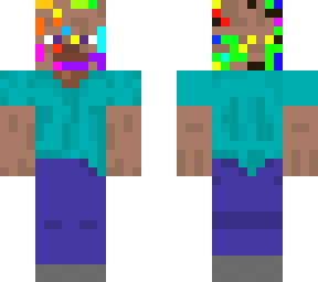 bald steve (rainbow)