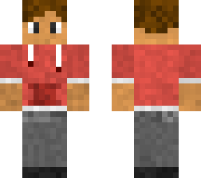 boy with red hoodie