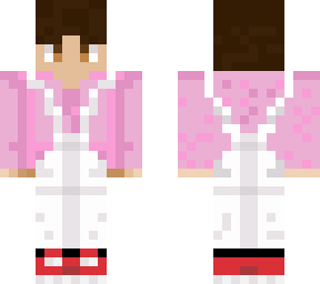 cherry blossom overalls boy