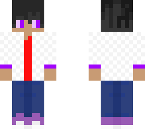 purple shirt boy