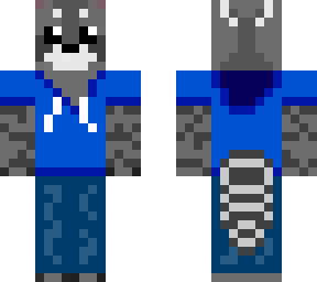 racoon with clothes