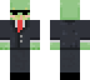 snake with suit
