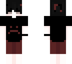aesthetic black shy teen
