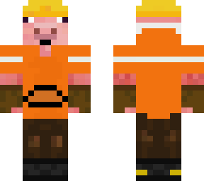 builder at home (forgot his hat)