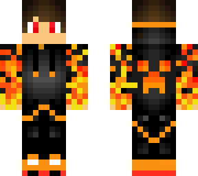 fire gamer boy