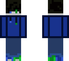 green and blue