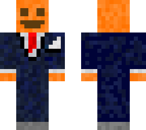 halloween costume: pumpkin in tuxedo