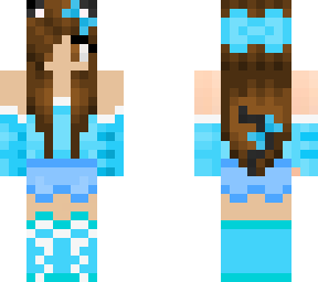 kawaii~chan (blue) with jean shorts