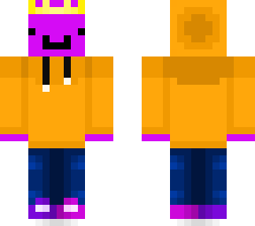 magenta wemmbu w/ orange hoodie