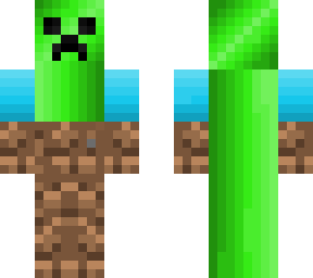 mr. creeper is behind the dirt
