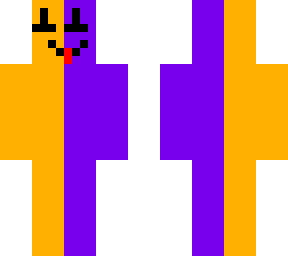 pruple and orange guy