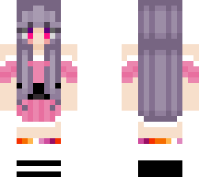 purple hair girl