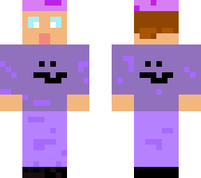 purple smile