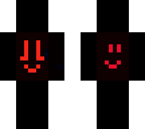 black happy red face