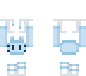 bunny hood blue