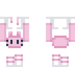 bunny hood pink