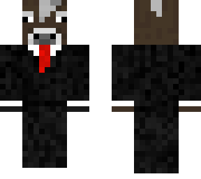 cow in suit.