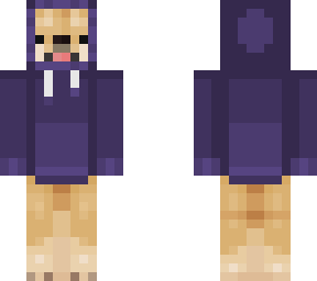 dog/hoodie/purple