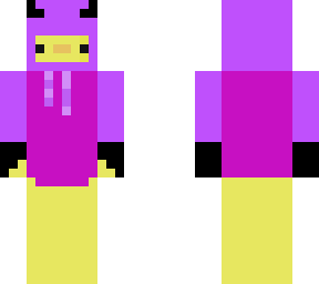 evil duck is but purple