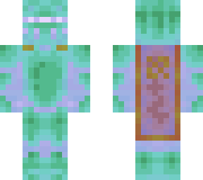 ghost in dimond armour with a cape