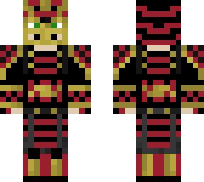 gold and red