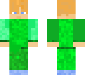 green man with sweater and blue eyes (first skin)