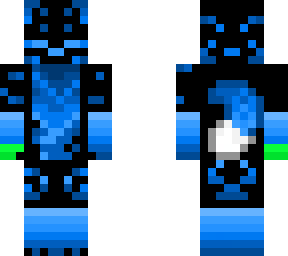 kitsune blue:black