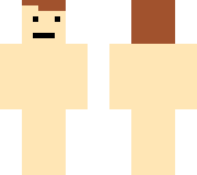 man with no clothes