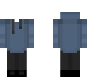 muted blue hoodie base