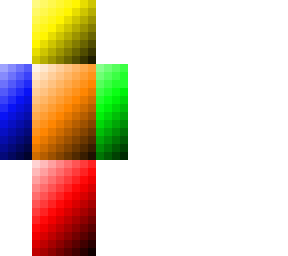 not finished rainbow shade