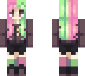 pink n green