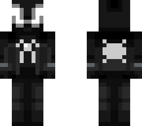 reded as spider-man in symbiote suit! (now has back emblem)