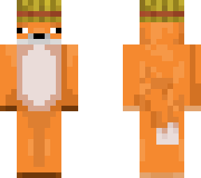 winter fox with farmer hat