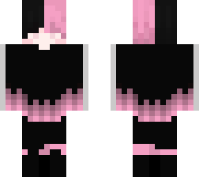 black and pink