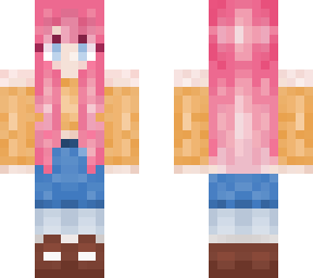 casual outfit pink haired girl