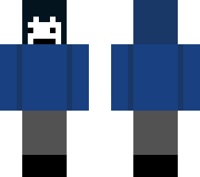 clownified:d irl avatar with blue hood