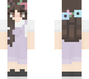 cute farm girl with flower crown
