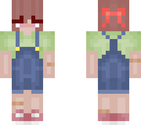 cute overalls person idk (short hair)