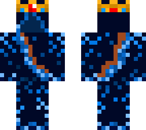 dark blue wizard with crown