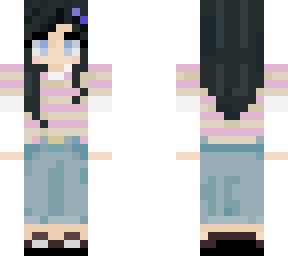 edit of; aesthetic girl with black hair and tan shirt