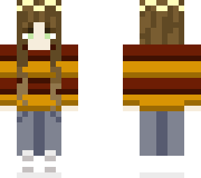 fall girl w/ sweater