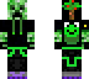 gamer creeper with froggy & hoodie!!!