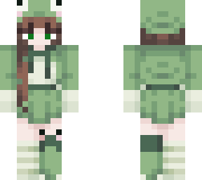 green eyed girl froggy