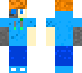 littlebluegamer's skin (cyborg version)