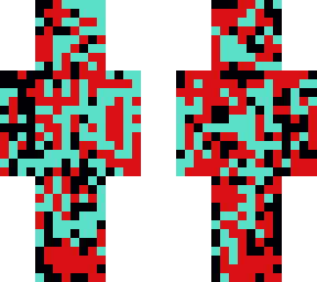 red and blue mix up