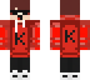 red hoodie