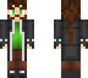 trench coat skin with a beard