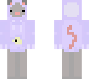 - purple hoodie rat -
