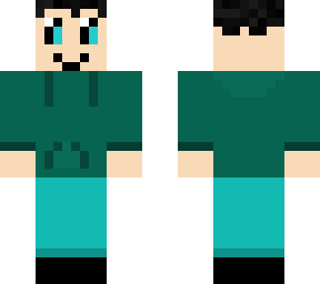 black haired person